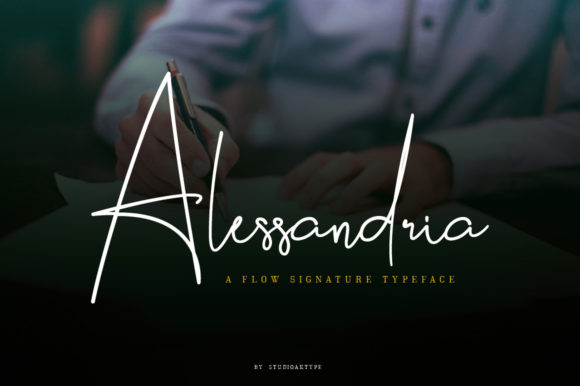 Alessandria: A Script Font for Branding