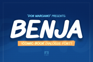 Benja: A Bold Script for Web Comics