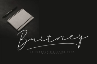 Britney Signature: The Script Font for Handmade Product Labels