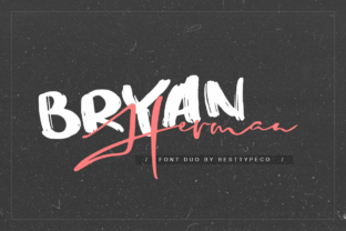 Bryan Herman: A Fresh Calligraphy Font