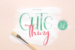 Cute Thing Duo Font Review