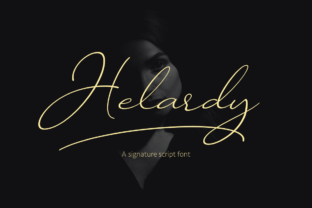 Helardy Brings Elegant Script Typography to Web Design