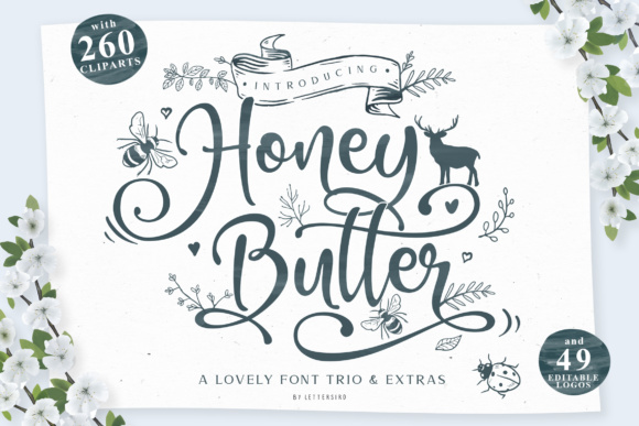 Honey Butter Trio: A Script Font That Elevates Campaign Visuals