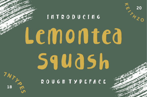 Lemontea Squash Font for Bold Campaigns