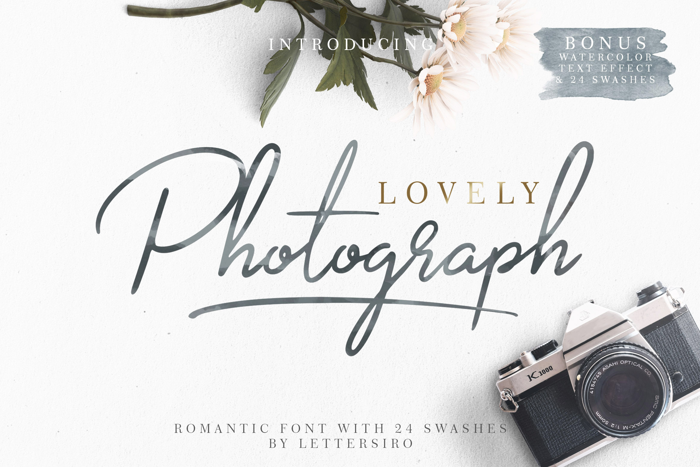 Lovely Photograph: A Hand-Lettered Font for Web Designers Who Value Tone