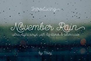 November Rain: A Script Font Built for Scroll-Stopping Campaigns
