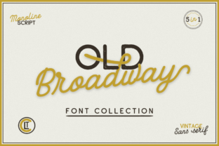 Old Broadway: A Hand-Drawn Font That Brings Vintage Charm to Modern Brands