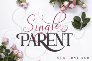 Single Parent Duo: A Stylish Script Typeface