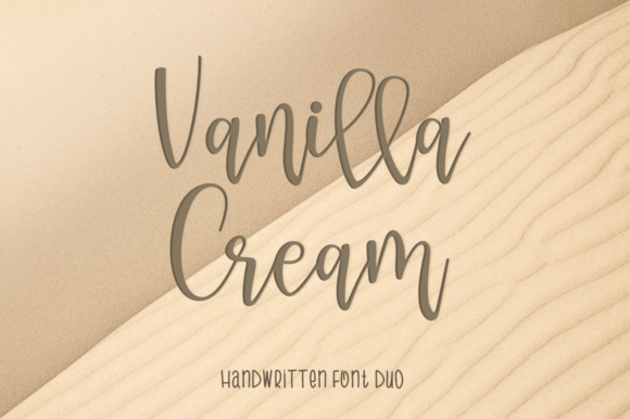 Vanilla Cream: A Handmade Script Font for Crafters and Product Creators