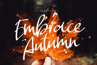Why Embrace Autumn Is the Handwritten Font Your Brand Needs